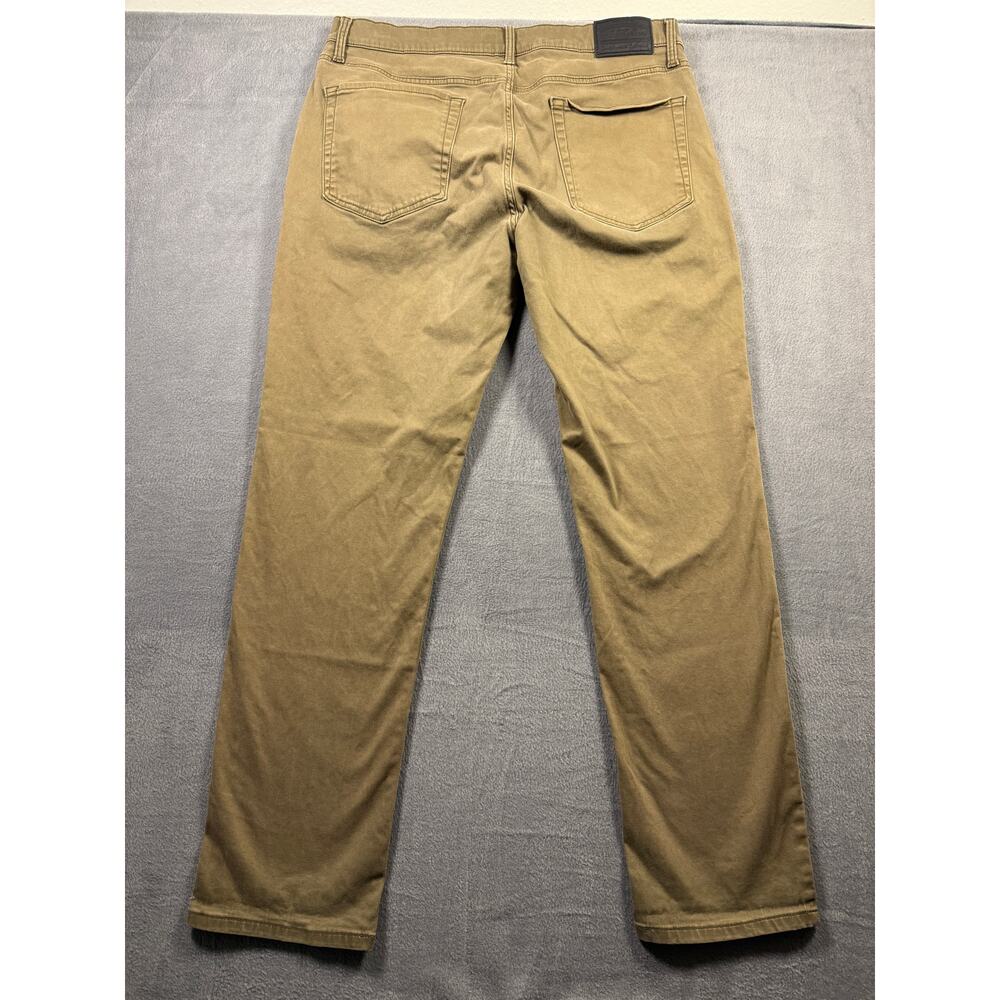 Lucky Brand Khaki Straight Leg Pants Mens 36x32 Tan Casual Cotton‎ - Picture 6 of 7
